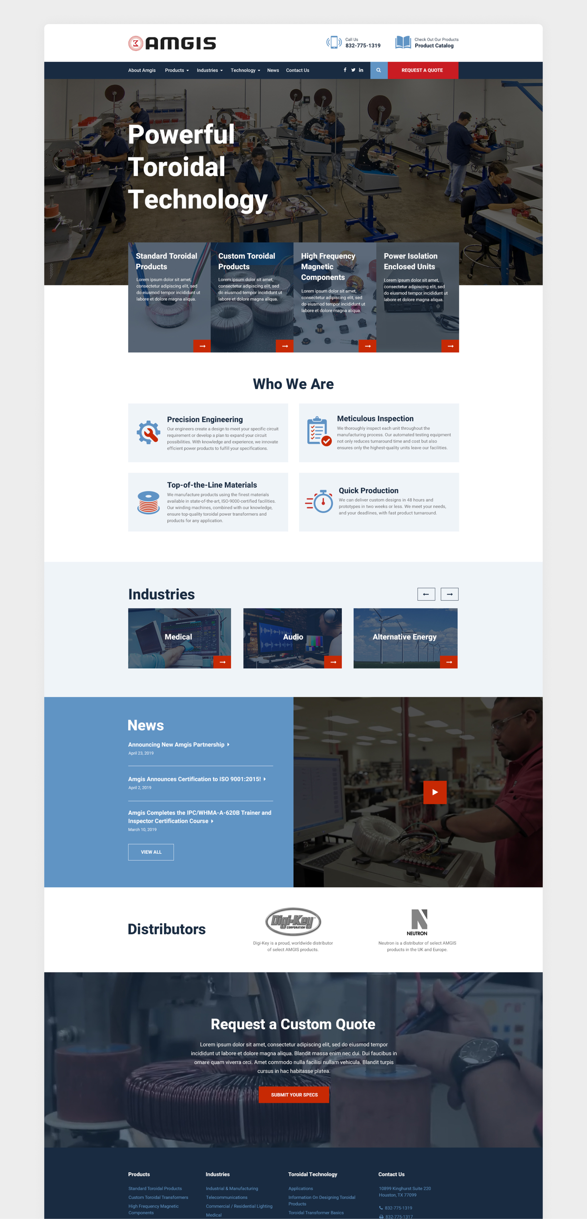 Amgis Homepage A