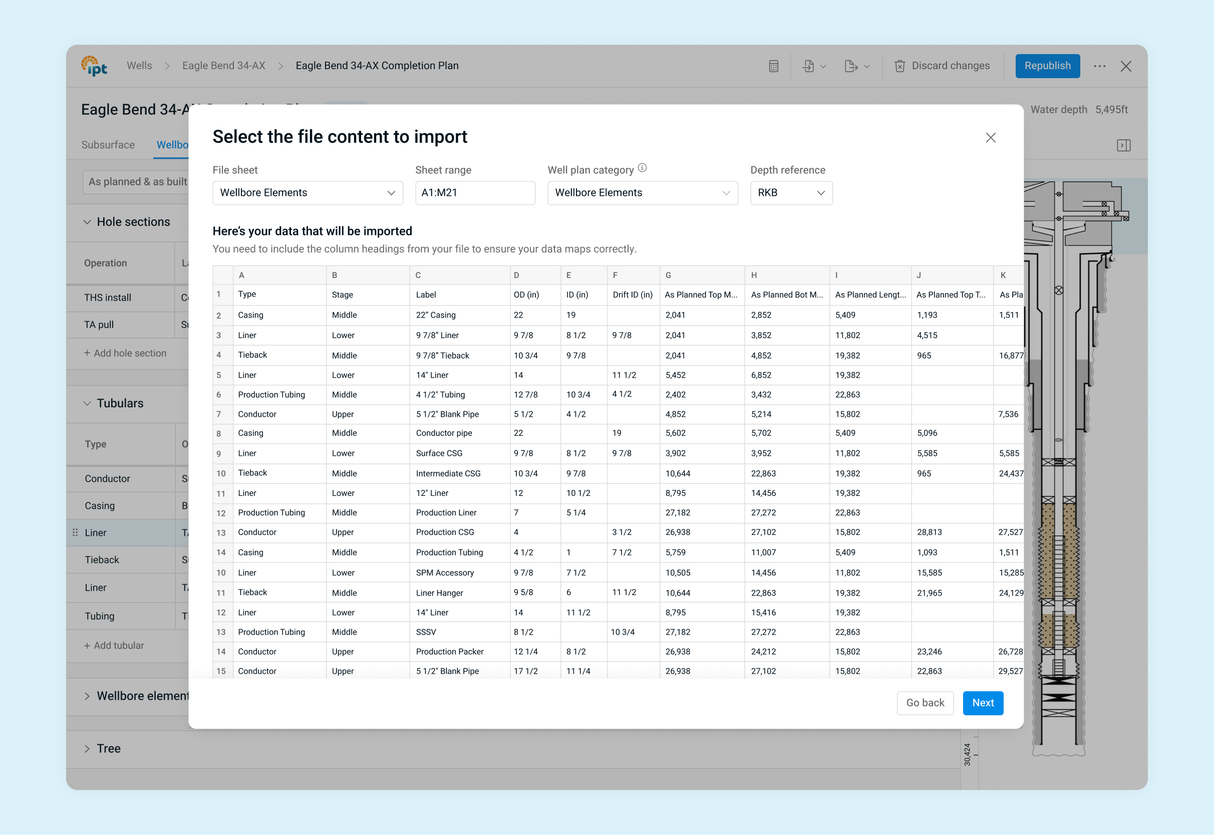 Select file content